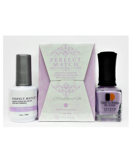 LECHAT PERFECT MATCH GEL POLISH & NAIL LACQUER MYSTIC LILAC 2-.5OZ-15ML - PMS170