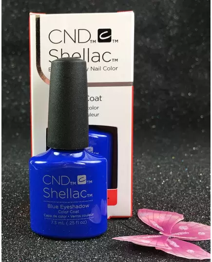 CND SHELLAC BLUE EYESHADOW 91406 GEL COLOR COAT NEW WAVE COLLECTION