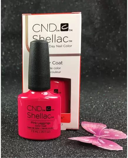 CND SHELLAC PINK LEGGINGS 91404 GEL COLOR COAT NEW WAVE COLLECTION