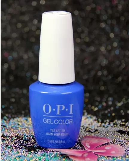 OPI TILE ART TO WARM YOUR HEART GCL25 GEL COLOR - LISBON COLLECTION