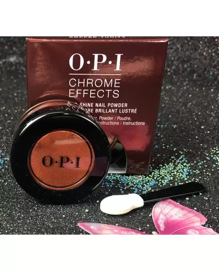 OPI CHROME EFFECTS GREAT COPPER-TUNITY MIRROR-SHINE NAIL POWDER CP003