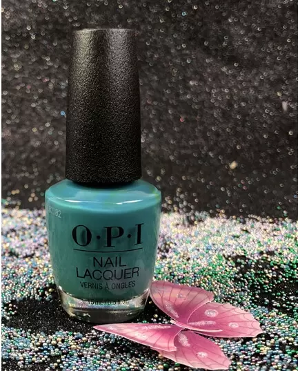 OPI TEAL ME MORE, TEAL ME MORE NLG45 NAIL LACQUER GREASE SUMMER 2018 COLLECTION