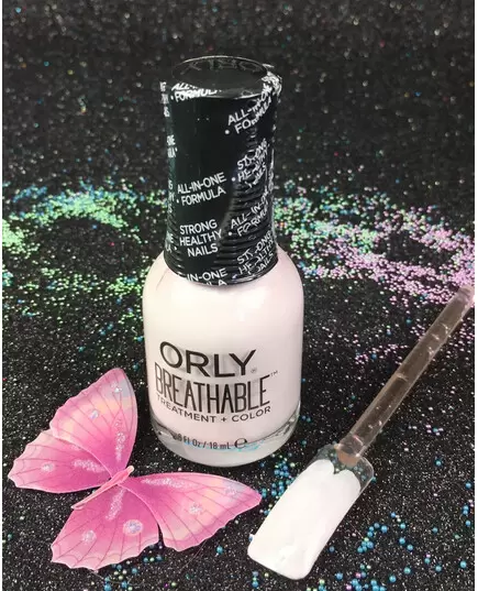 ORLY LIGHT AS A FEATHER 20909 BREATHABLE TREATMENT + COLOR .6 FL OZ / 18 ML