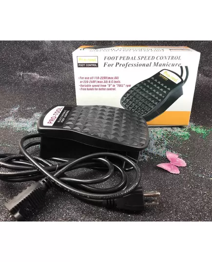 PRO-TOOL FOOT PEDAL CONTROL FOR PROFESSIONAL MANICURE