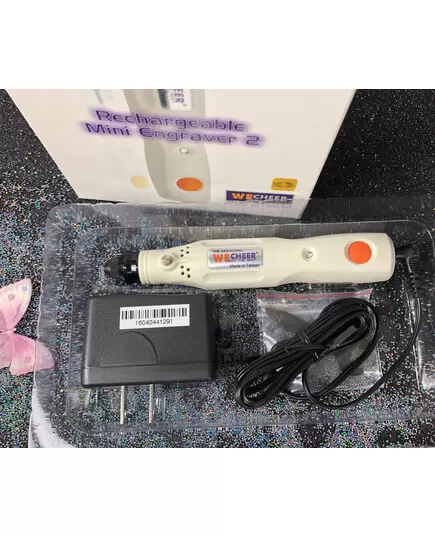 WECHEER RECHARGEABLE MINI ENGRAVER 2 WE243 FOR NAIL PROFESSIONAL USE