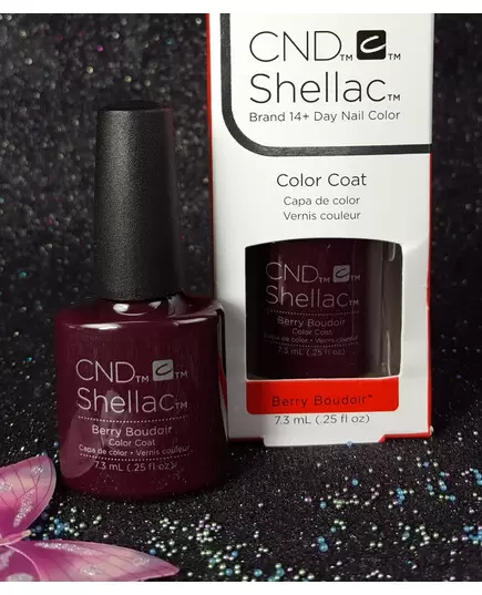 CND SHELLAC BERRY BOUDOIR 91596 GEL COLOR NIGHTSPELL COLLECTION 7.3 ML - 0.25 OZ