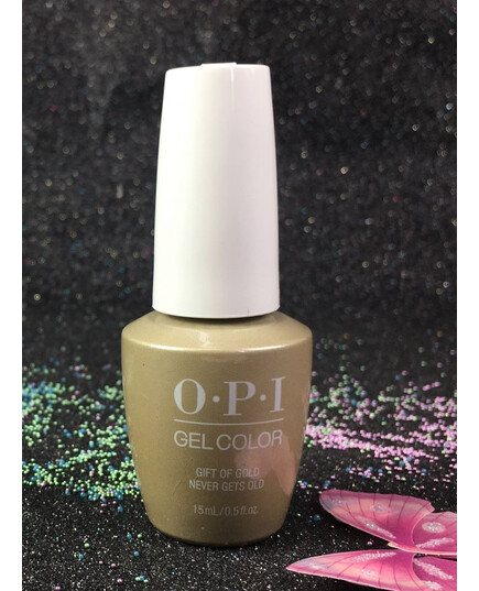 OPI GIFT OF GOLD NEVER GETS OLD GELCOLOR NEW LOOK HPJ12 XOXO COLLECTION