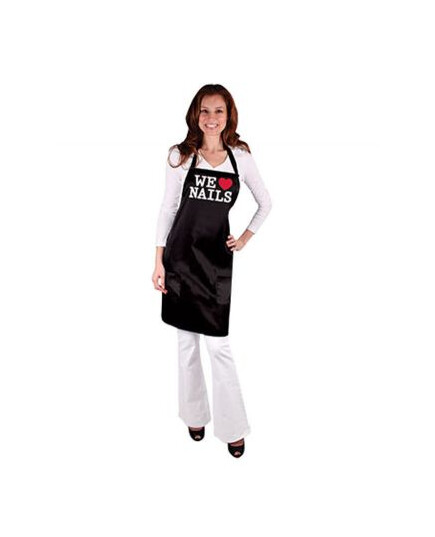 APRON NAIL TECH SALONCHIC EXPRESSIONS ALL-PURPOSE BLACK 4075