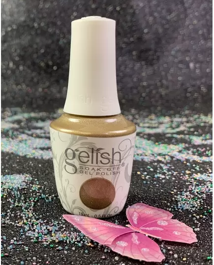 GELISH GILDED IN GOLD 1110374 SOAK OFF GEL POLISH 2019 WINTER CHAMPAGNE & MOONBEAMS COLLECTION