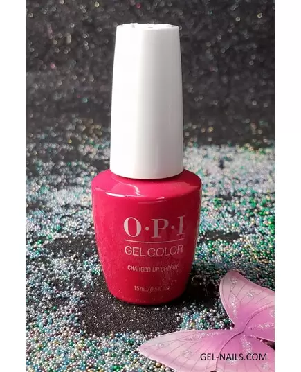 OPI CHARGED UP CHERRY GELCOLOR NEW LOOK GCB35