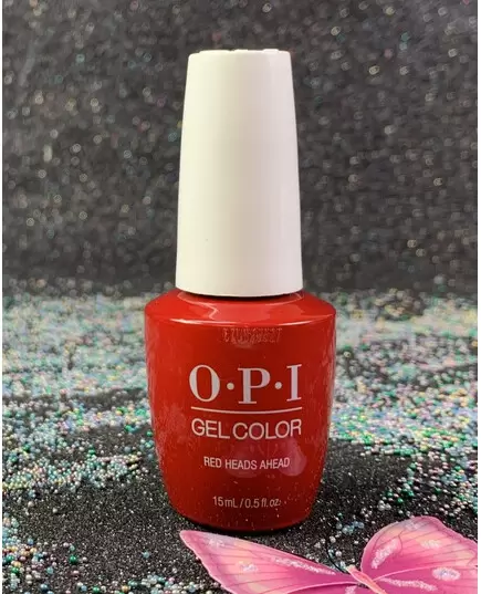 OPI GELCOLOR RED HEADS AHEAD GCU13 SCOTLAND COLLECTION FALL 2019