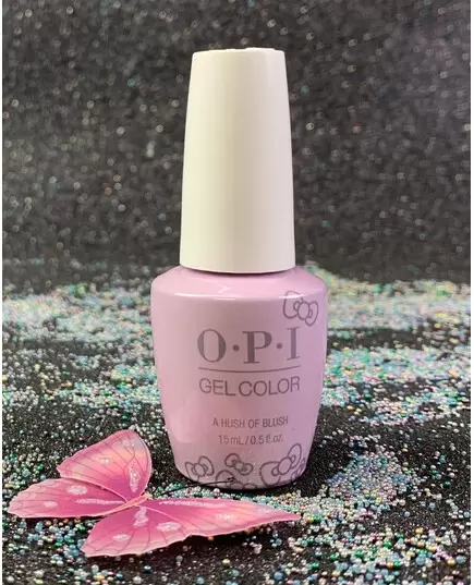 OPI A HUSH OF BLUSH GELCOLOR HPL02 HELLO KITTY 2019 HOLIDAY COLLECTION