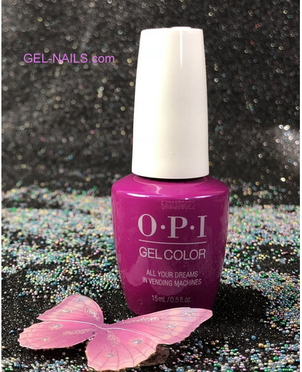 OPI ALL YOUR DREAMS IN VENDING MACHINES GELCOLOR TOKYO COLLECTION GCT84