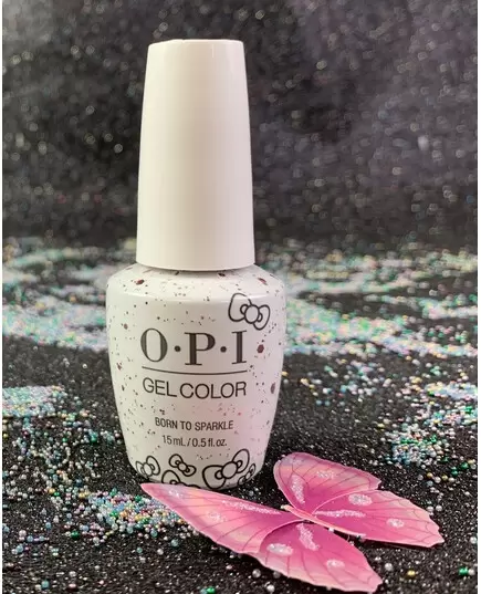 OPI BORN TO SPARKLE WAY GELCOLOR HPL13 HELLO KITTY 2019 HOLIDAY COLLECTION