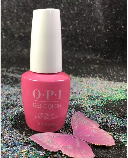 OPI LIMA TELL YOU ABOUT THIS COLOR GCP30 GEL COLOR PERU COLLECTION
