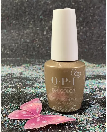 OPI MANY CELEBRATIONS TO GO! GELCOLOR HPL10 HELLO KITTY 2019 HOLIDAY COLLECTION
