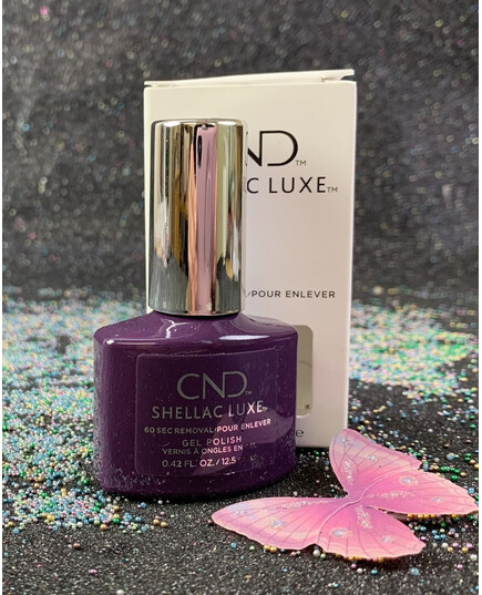 CND SHELLAC ETERNAL MIDNIGHT #254 LUXE GEL POLISH 92309