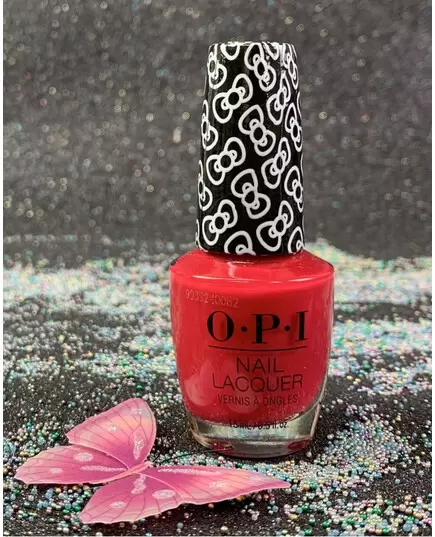 OPI ALL ABOUT THE BOWS HRL04 NAIL LACQUER HELLO KITTY 2019 HOLIDAY COLLECTION