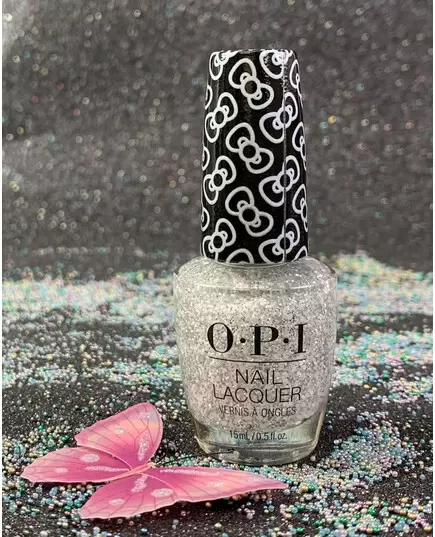 OPI GLITTER TO MY HEART HRL01 NAIL LACQUER HELLO KITTY 2019 HOLIDAY COLLECTION
