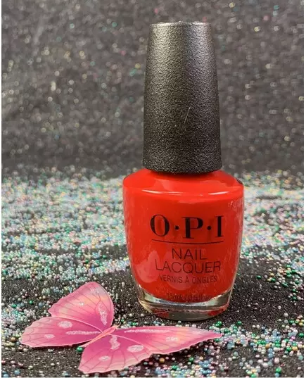 OPI RED HEADS AHEAD NLU13 NAIL LACQUER SCOTLAND COLLECTION FALL 2019