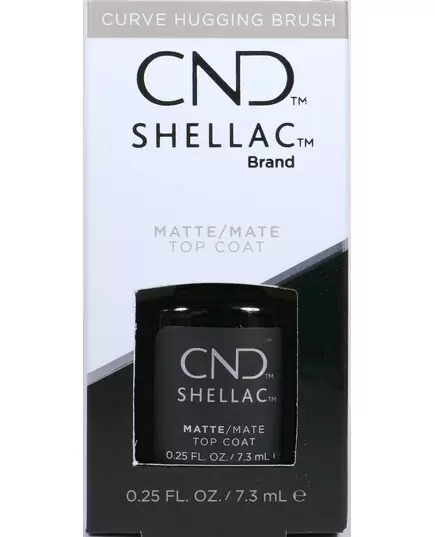 CND SHELLAC MATTE TOP COAT 7.3ML-0.25OZ