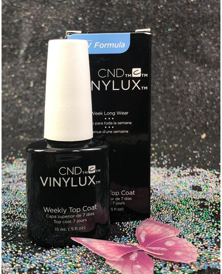 CND VINYLUX TOP COAT WEEKLY POLISH 15ML - 0.5OZ