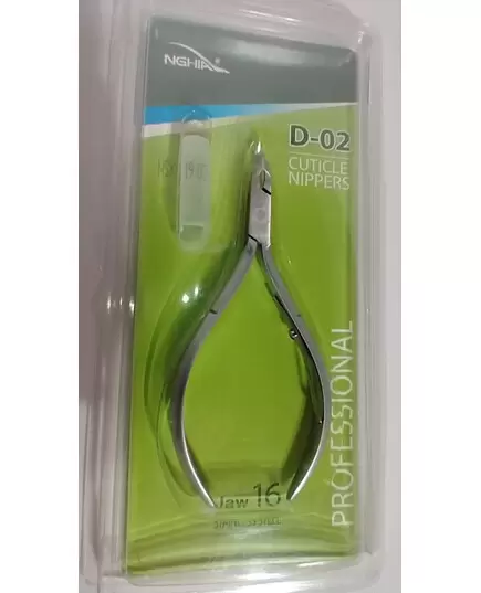 NGHIA PROFESSIONAL DELUXE CUTICLE NIPPER D-02 JAW 16