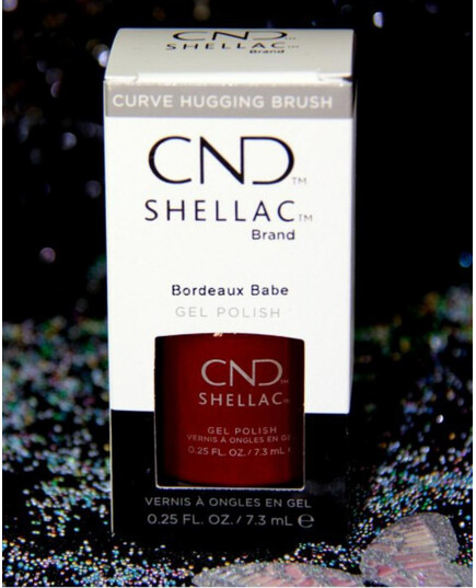 CND SHELLAC - BORDEAUX BABE UV GEL NAIL POLISH