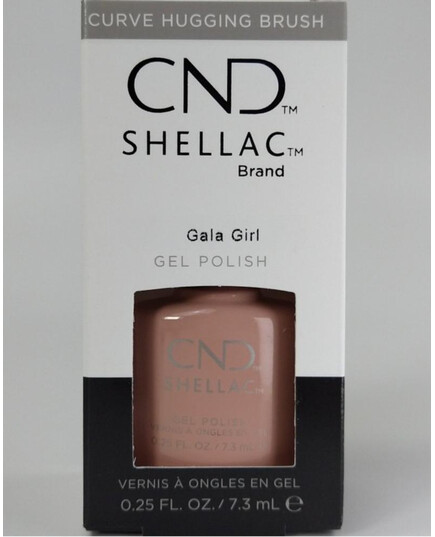 CND SHELLAC - GALA GIRL UV GEL NAIL POLISH