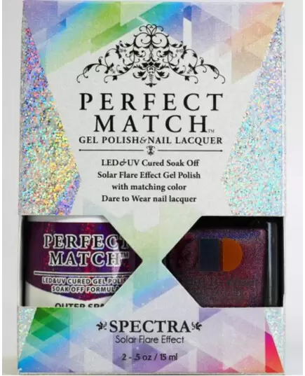 LECHAT OUTER SPACE PERFECT MATCH GEL POLISH & NAIL LACQUER SPMS12