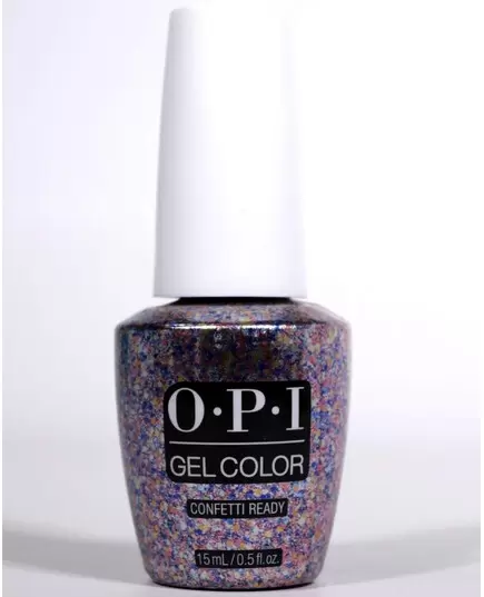 OPI GELCOLOR CONFETTI READY HPN14 CELEBRATION COLLECTION