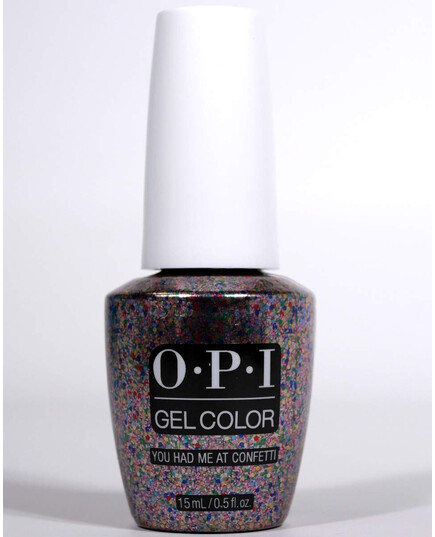 OPI GELCOLOR YOU HAD ME AT CONFETTI HPN15 CELEBRATION COLLECTION