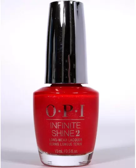 OPI INFINITE SHINE - LEFT YOUR TEXTS ON RED #ISLS010