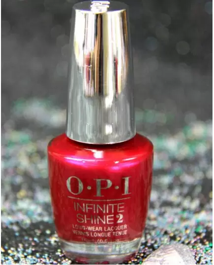 OPI INFINITE SHINE MERRY IN CRANBERRY HRM42 GEL-LACQUER