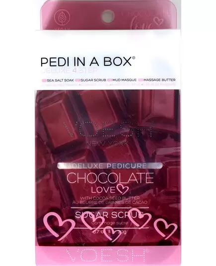VOESH DELUXE PEDICURE IN A BOX 4 IN 1 - CHOCOLATE LOVE