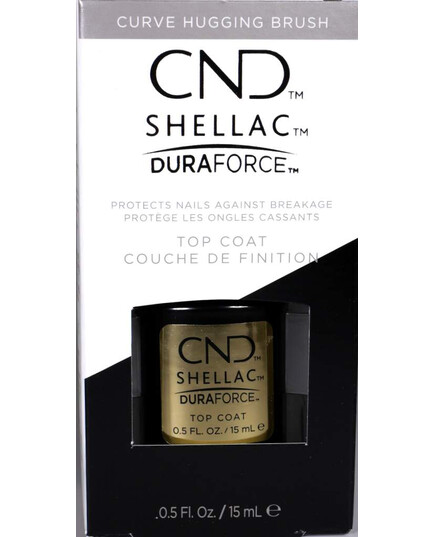 CND SHELLAC DURAFORCE TOP COAT 0.5OZ - 15ML