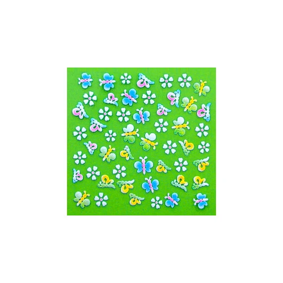 RUBBER 3D STICKERS SKU3DR456