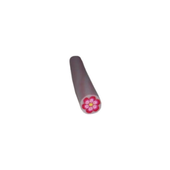 FIMO ART STICK - RED & PINK FLOWER