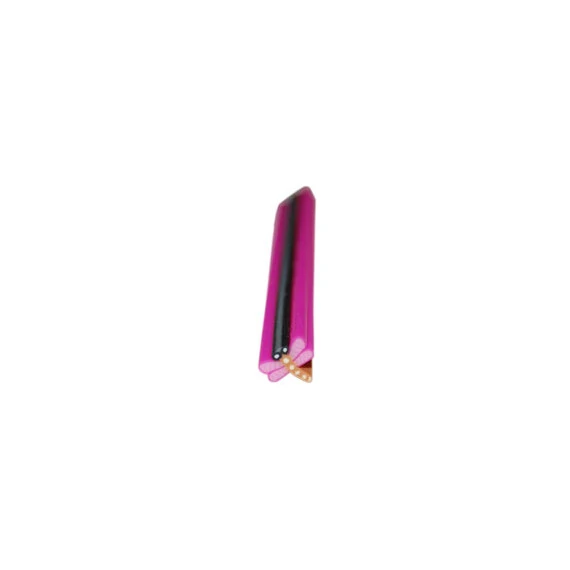 FIMO ART STICK - DARK PINK DRAGONFLY