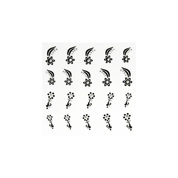 3D JEWELRY NAIL STICKERS SKU3DJ748