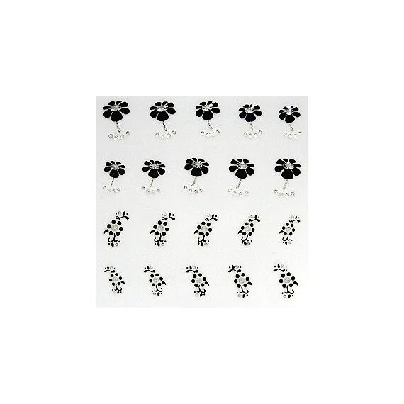 3D JEWELRY NAIL STICKERS SKU3DJ749