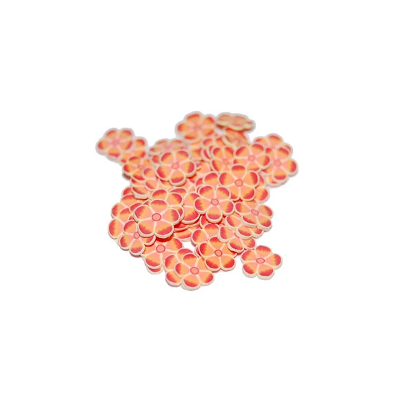 SLICED FIMO ART - ORANGE DAISY (500PCS)