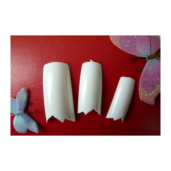 W - WHITE NAIL TIPS 500 PCS