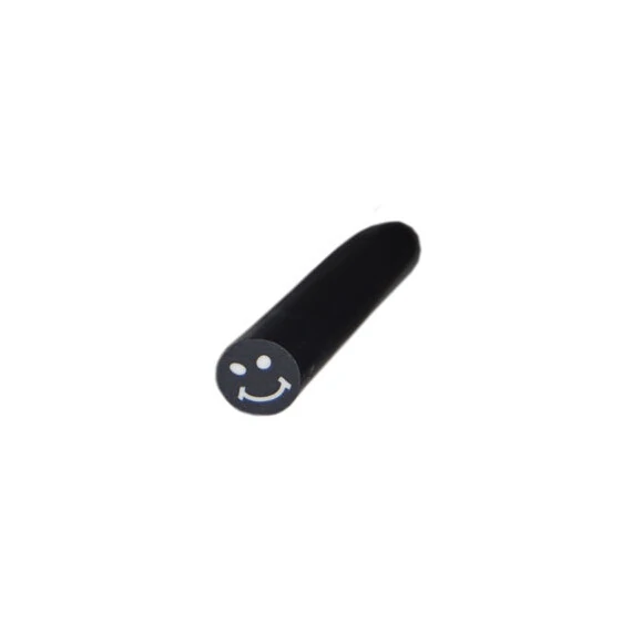 FIMO ART STICK - BLACK SMILEY FACE