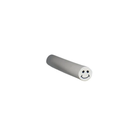 FIMO ART STICK - WHITE SMILEY FACE