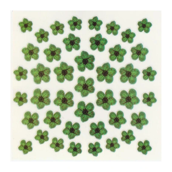 DRIED FLOWERS 3D NAIL STICKERS SKU3DDF07