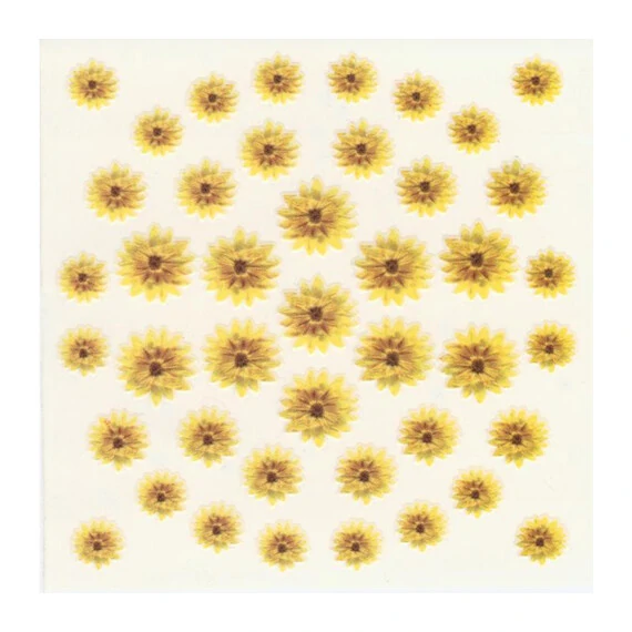 DRIED FLOWERS 3D NAIL STICKERS SKU3DDF15