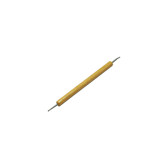 DOUBLE EDGED DOTTING TOOL WOODEN HANDLE