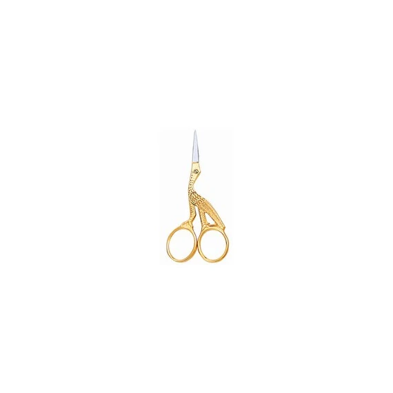 STOCK NAIL SCISSOR / GOLD PLATED 9CM