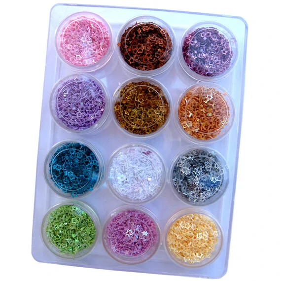 DAZZLING HOLLOW STAR - 12 COLORS
